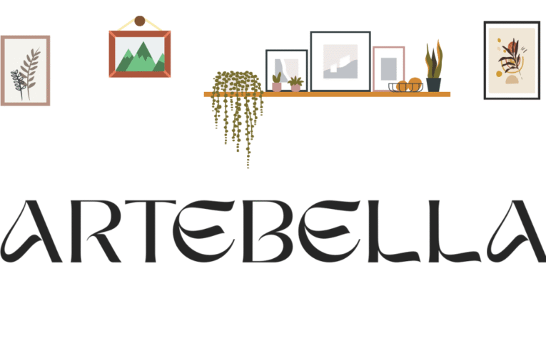 Artebella Logo – Modern Art & Home Décor Brand in India
