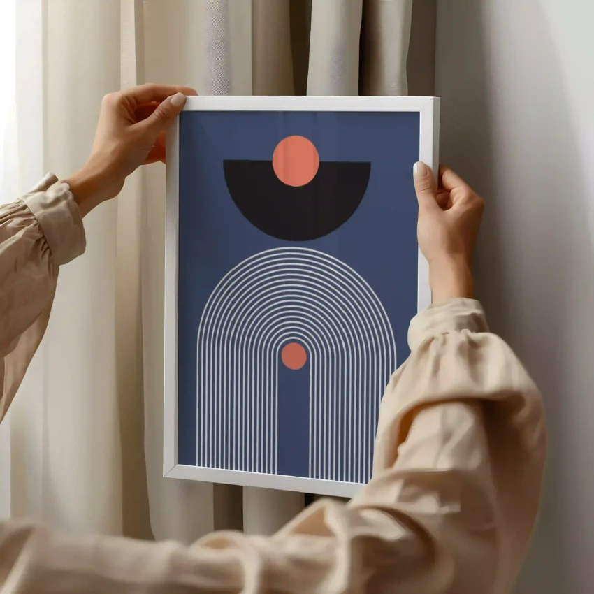 Modern Geometric Masterpiece for Your Space