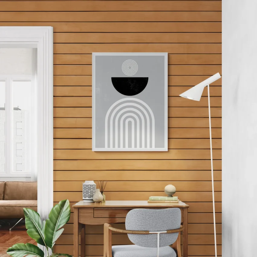 Elegant Minimalist Abstract Wall Art – Modern Geometric Design for Sophisticated Spaces