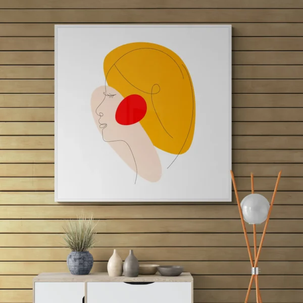 Tranquil Beauty – Minimalist Line Art for Modern Elegance