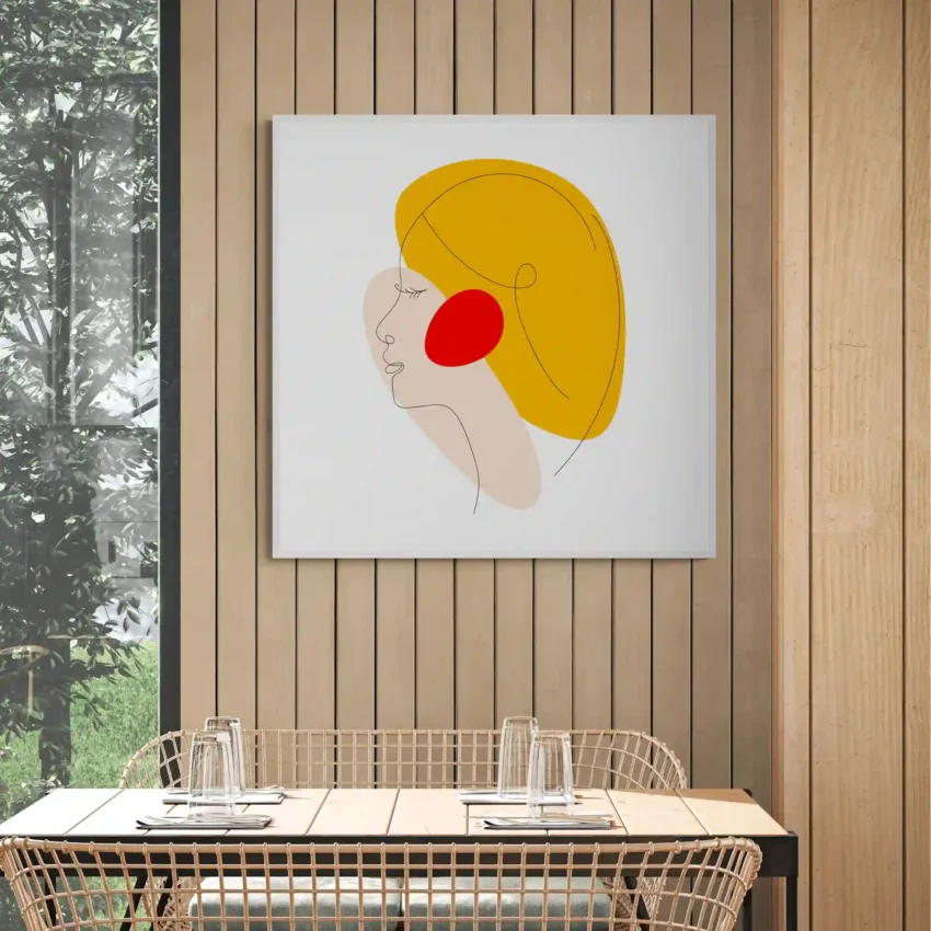 Tranquil Beauty – Minimalist Line Art for Modern Elegance