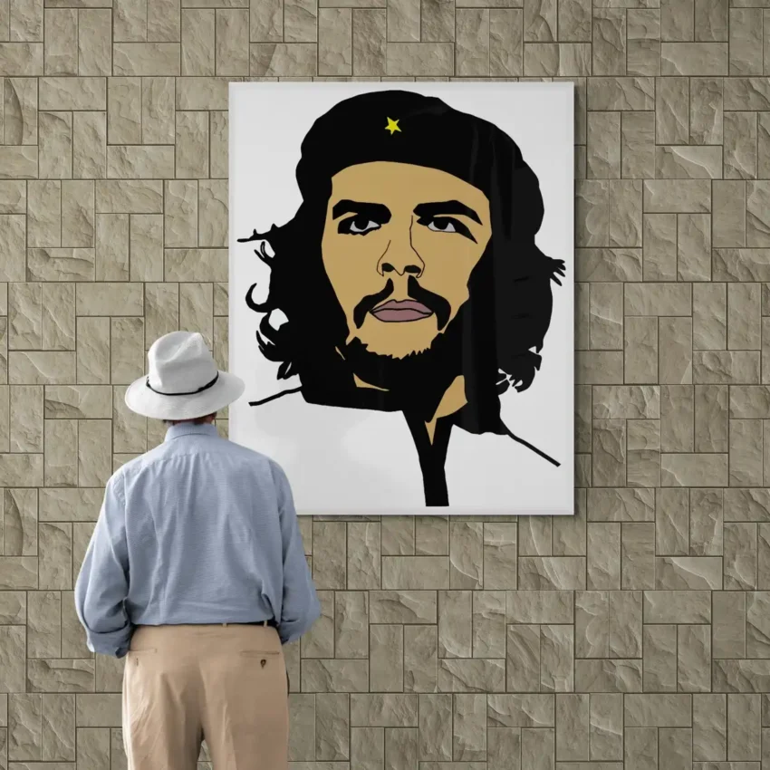 Icon of Revolution - Che Guevara Minimalist Wall Art