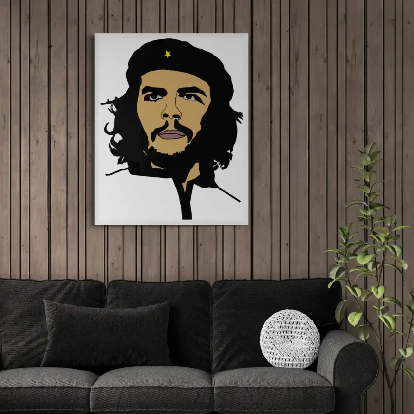 Icon of Revolution - Che Guevara Minimalist Wall Art