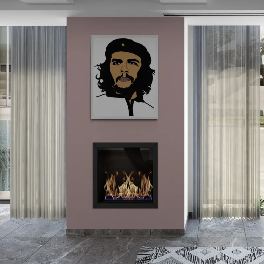 Icon of Revolution - Che Guevara Minimalist Wall Art