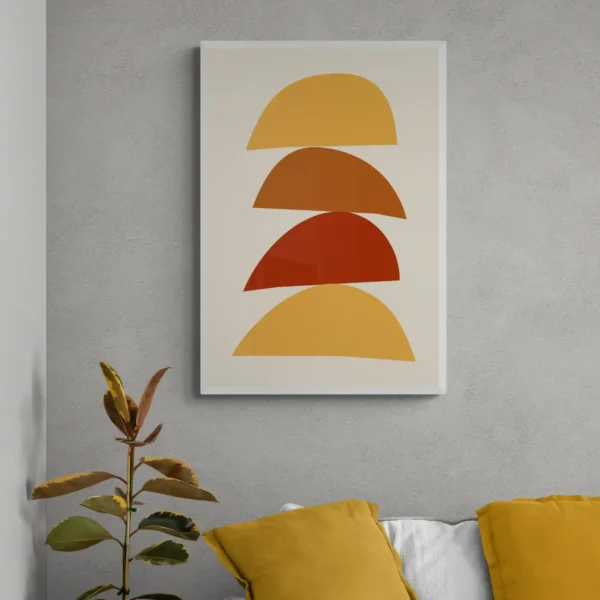 Earthy Harmony – Aesthetic Boho Wall Art for Serene Spaces