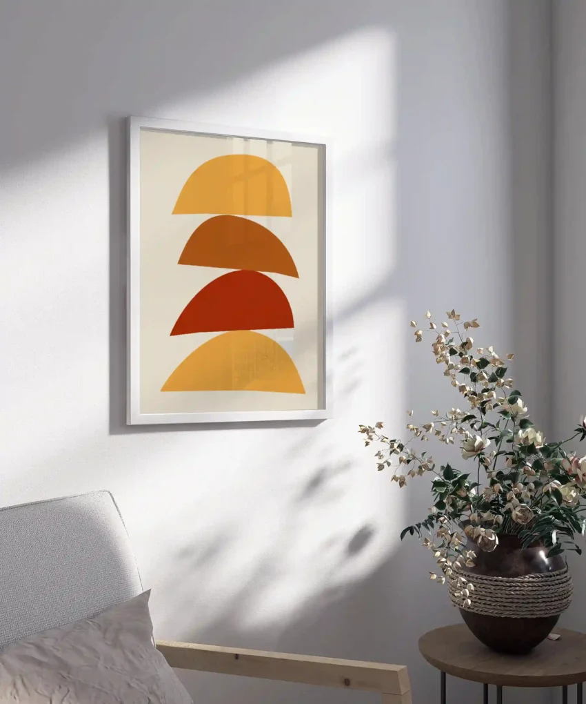 Earthy Harmony – Aesthetic Boho Wall Art for Serene Spaces