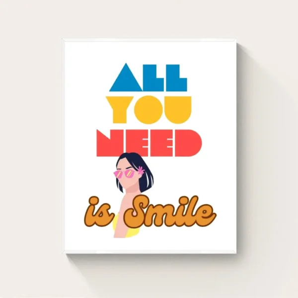 "All you need is smile" - Minimalist & Inspiring Decor