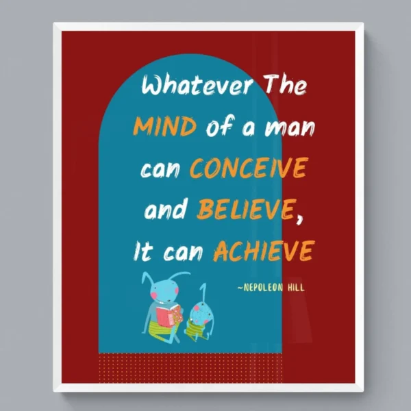 "Believe and Achieve" - Napoleon Hill Quote