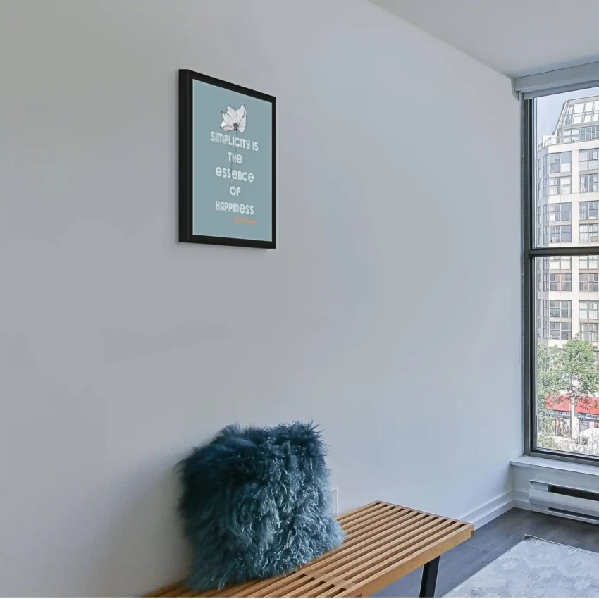 "Simplicity is the Essence of Happiness" - Minimalist & Inspiring Decor