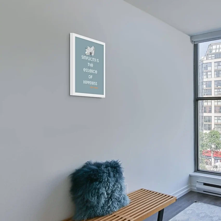 "Simplicity is the Essence of Happiness" - Minimalist & Inspiring Decor