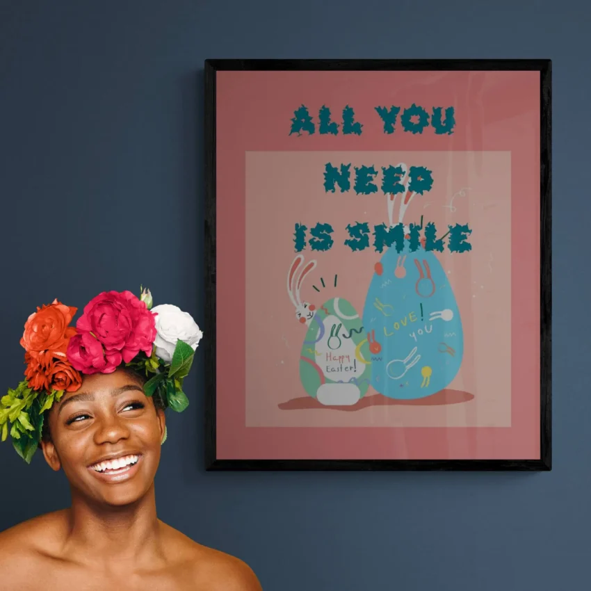 "All you need is smile" - Minimalist & Inspiring Decor