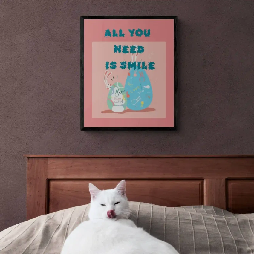 "All you need is smile" - Minimalist & Inspiring Decor