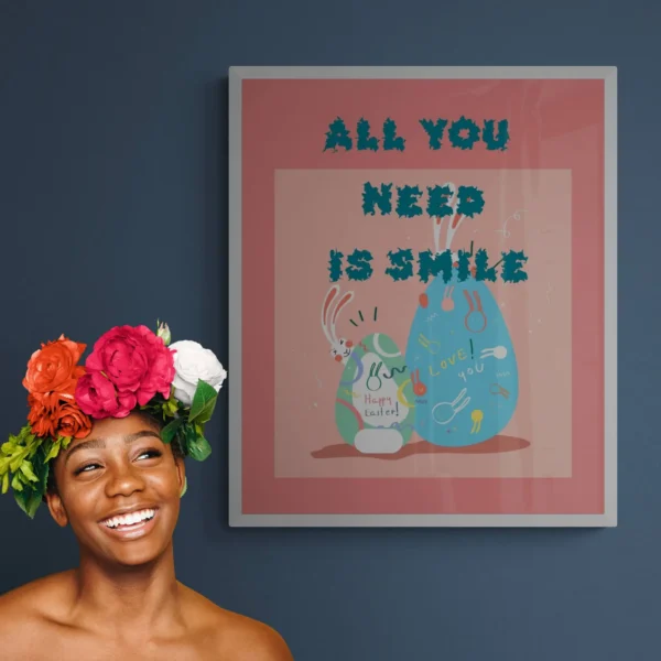 "All you need is smile" - Minimalist & Inspiring Decor