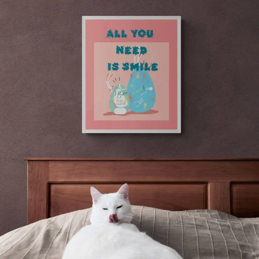 "All you need is smile" - Minimalist & Inspiring Decor