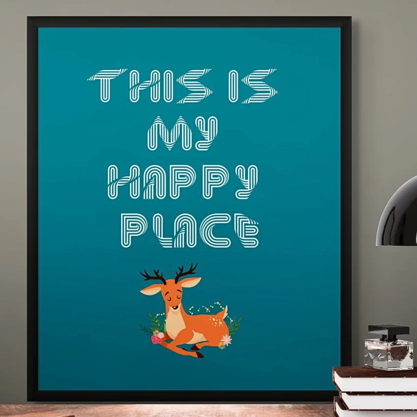 "This is My Happy Place" - Cute & Cozy Wall Decor