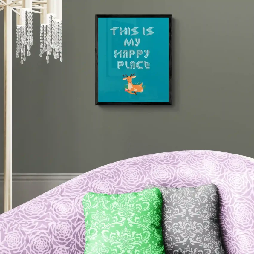 "This is My Happy Place" - Cute & Cozy Wall Decor