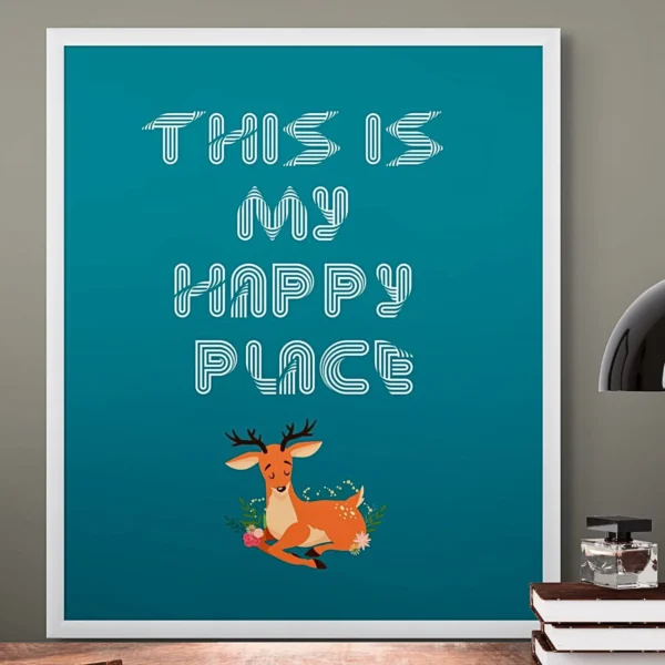 "This is My Happy Place" - Cute & Cozy Wall Decor