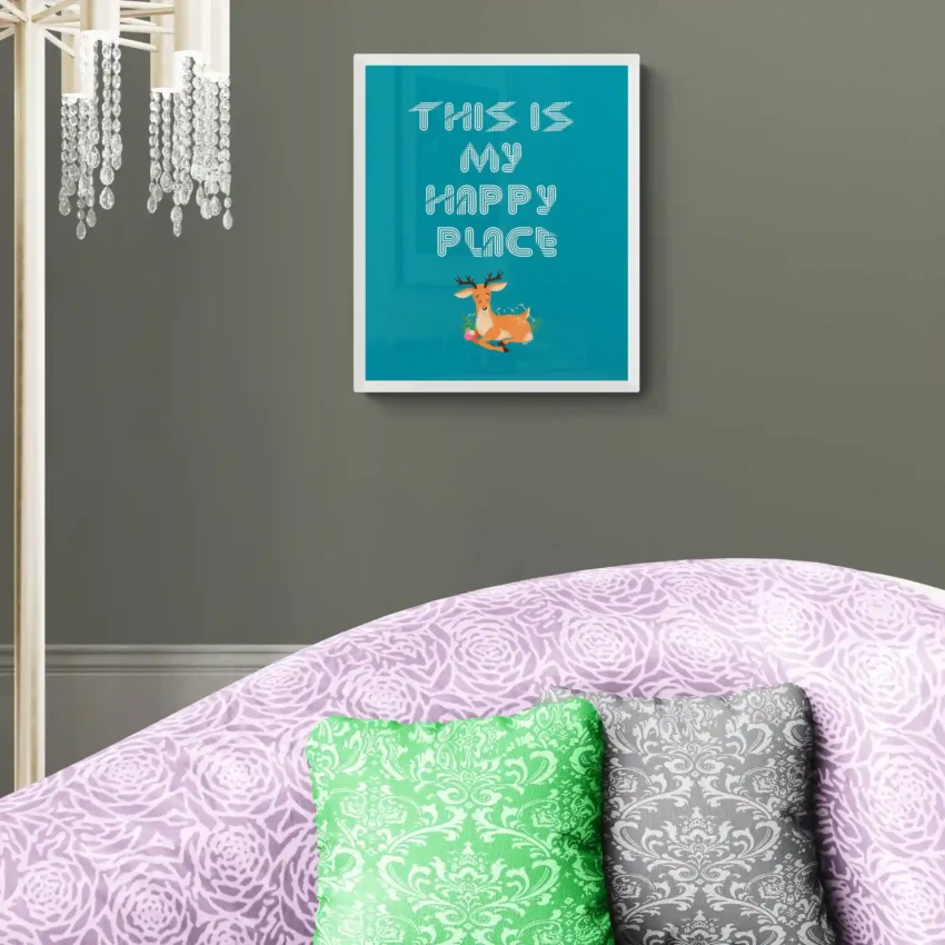 "This is My Happy Place" - Cute & Cozy Wall Decor
