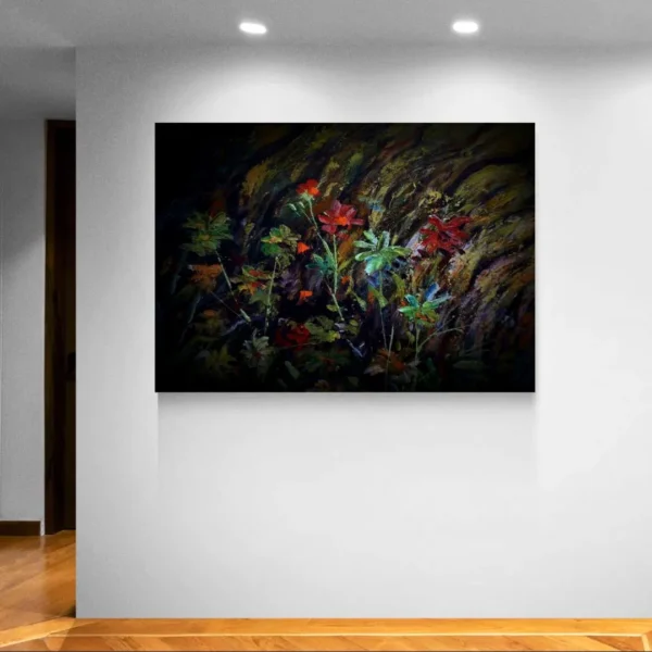 Glow of Moonlit Blooms