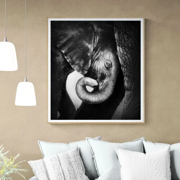 Mother & Baby Elephant