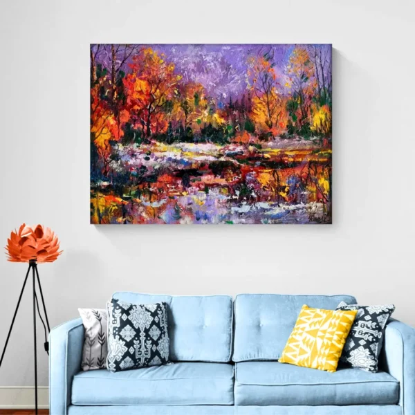 Autumn Landscape Reflections