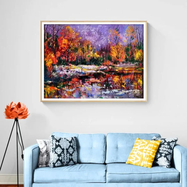 Autumn Landscape Reflections