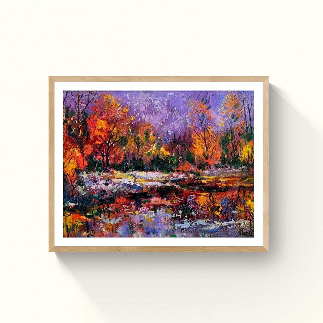 Autumn Landscape Reflections