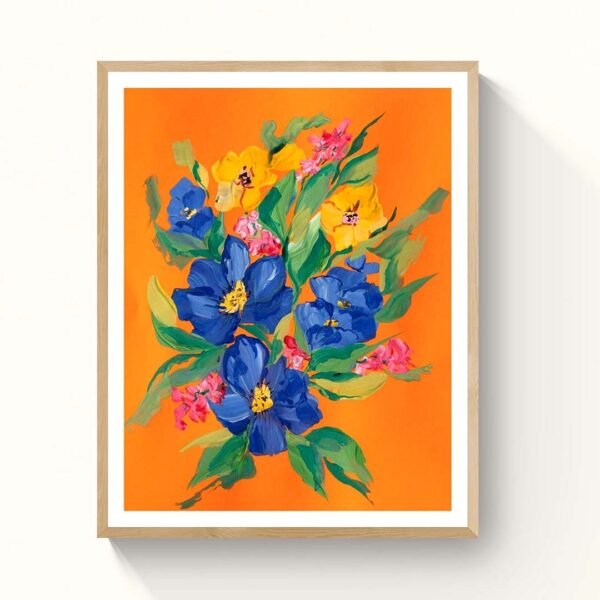 Vibrant Floral Burst