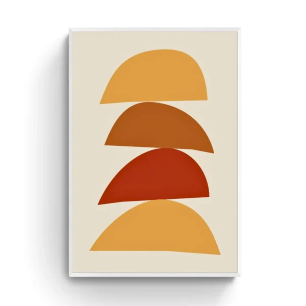 Earthy Harmony – Aesthetic Boho Wall Art for Serene Spaces