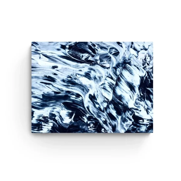 Rhythms of Fluidity: Modern Abstract Canvas Painting Gallery Wrap Wall Art Décor