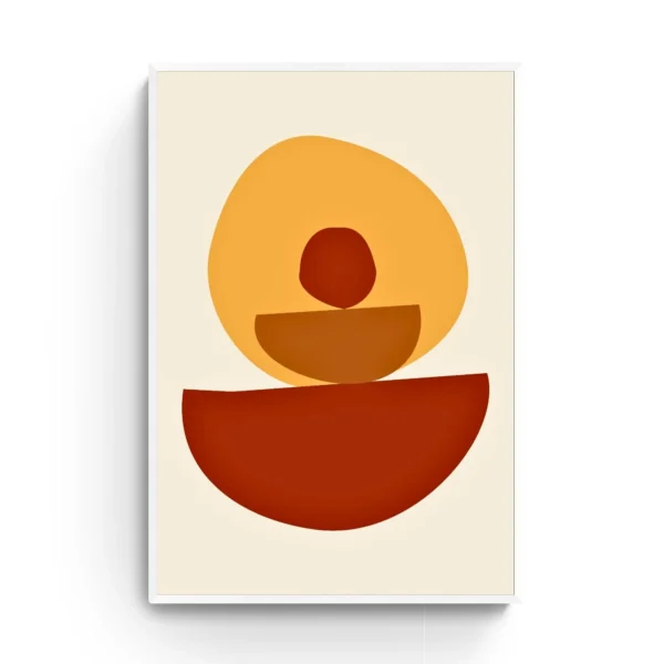 Warm Balance – Minimalist Boho Wall Art for Modern Spaces